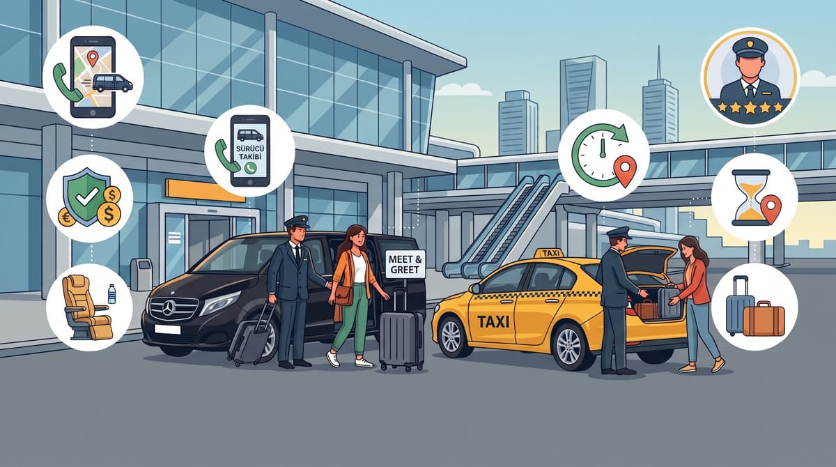 5 فروقات أساسية بين الترانسفير VIP والتاكسي